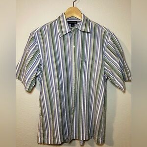 Lands' End Traditional Fit Men's M (15-151/2) Casual Button Shirt